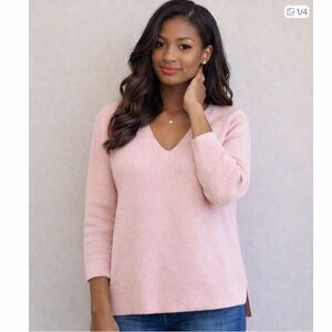 Halogen 100% Cashmere Pink Sweater M
